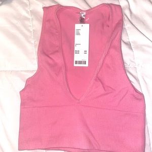 Urban outfitters seamless out from under hailey seamless plunging bra top